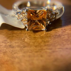 Citrine Desert Ring Size 10